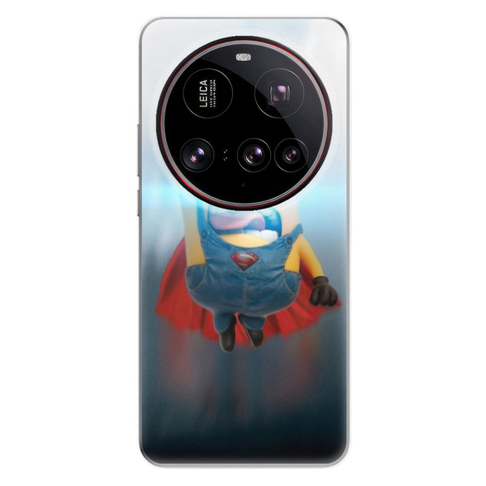 Odolné silikónové puzdro iSaprio - Mimons Superman 02 - Xiaomi 15 Ultra