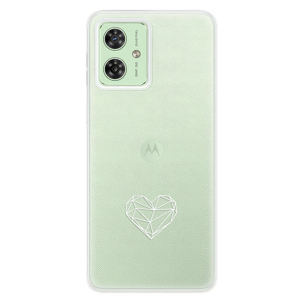 Odolné silikónové puzdro iSaprio - čiré - Digital Love - Motorola Moto G54 5G / G54 5G Power Edition