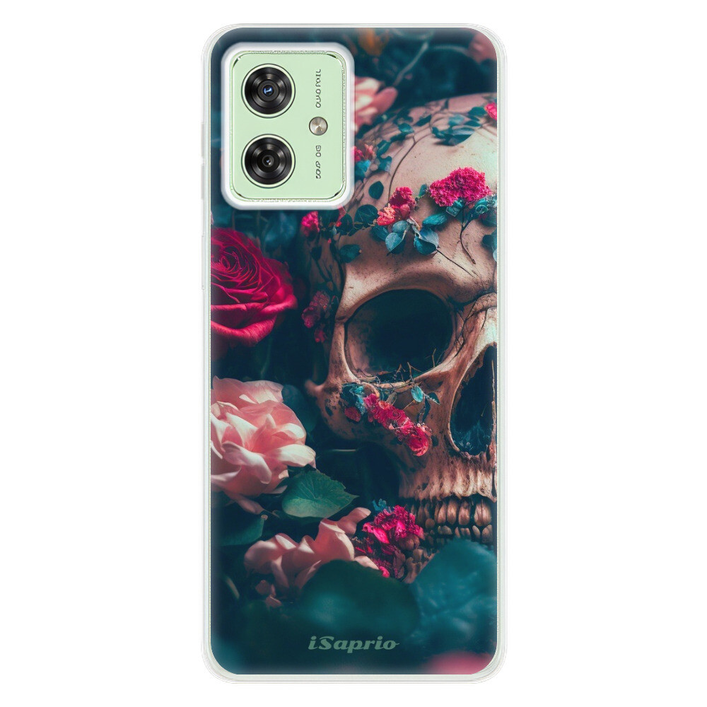Odolné silikónové puzdro iSaprio - Skull in Roses - Motorola Moto G54 5G / G54 5G Power Edition