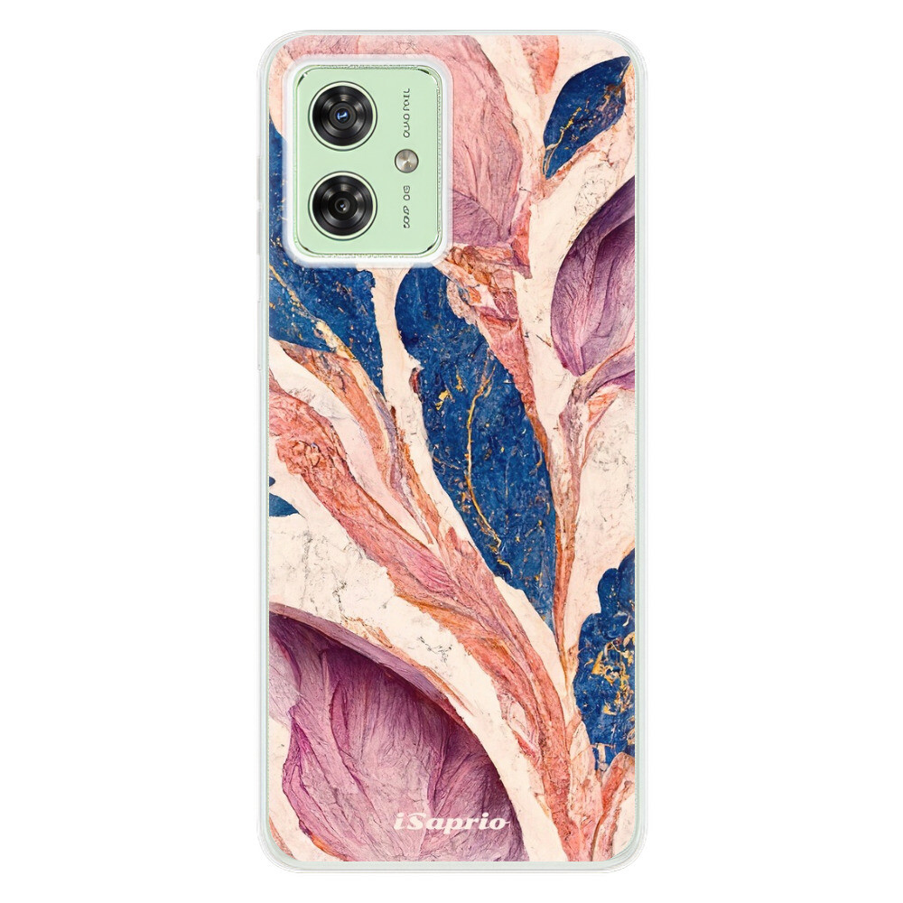 Odolné silikónové puzdro iSaprio - Purple Leaves - Motorola Moto G54 5G / G54 5G Power Edition