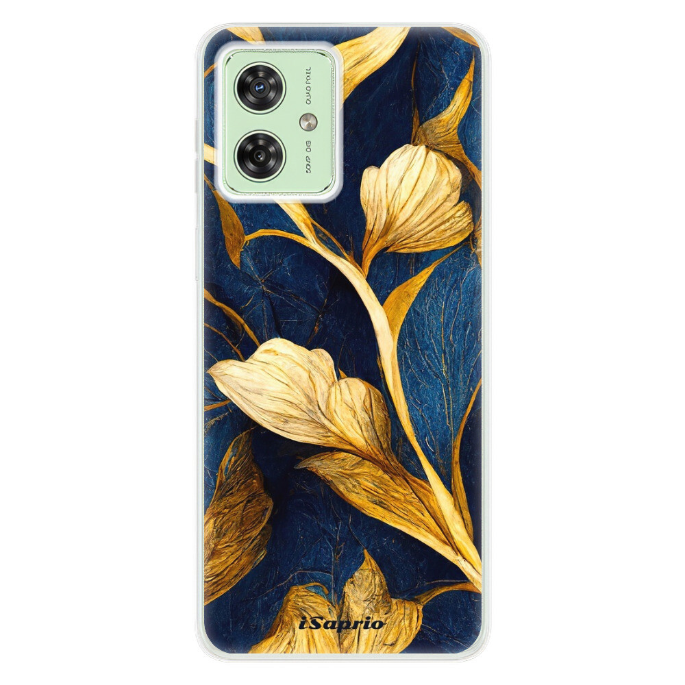 Odolné silikónové puzdro iSaprio - Gold Leaves - Motorola Moto G54 5G / G54 5G Power Edition