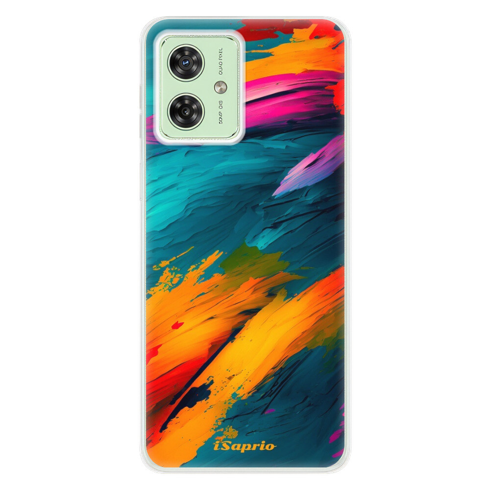 Odolné silikónové puzdro iSaprio - Blue Paint - Motorola Moto G54 5G / G54 5G Power Edition