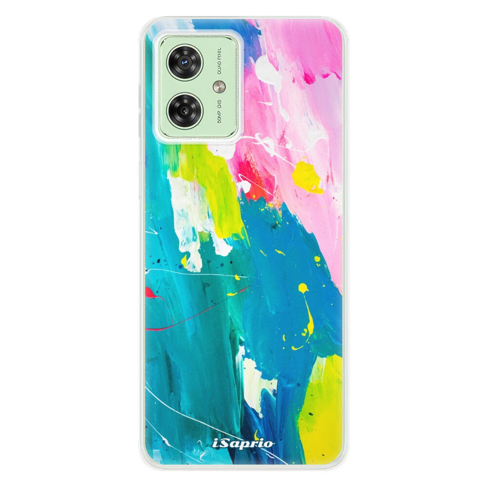 Odolné silikónové puzdro iSaprio - Abstract Paint 04 - Motorola Moto G54 5G / G54 5G Power Edition
