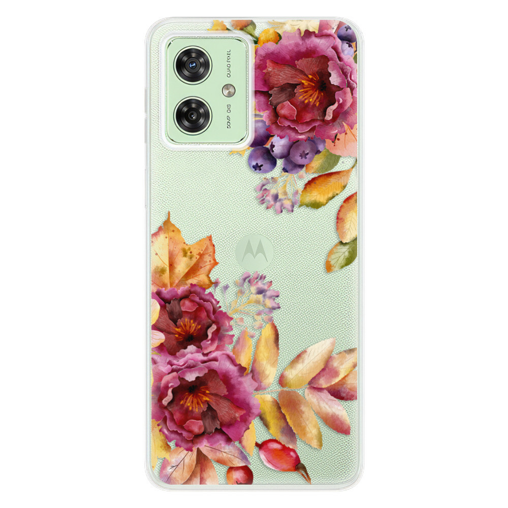 Odolné silikónové puzdro iSaprio - Fall Flowers - Motorola Moto G54 5G / G54 5G Power Edition
