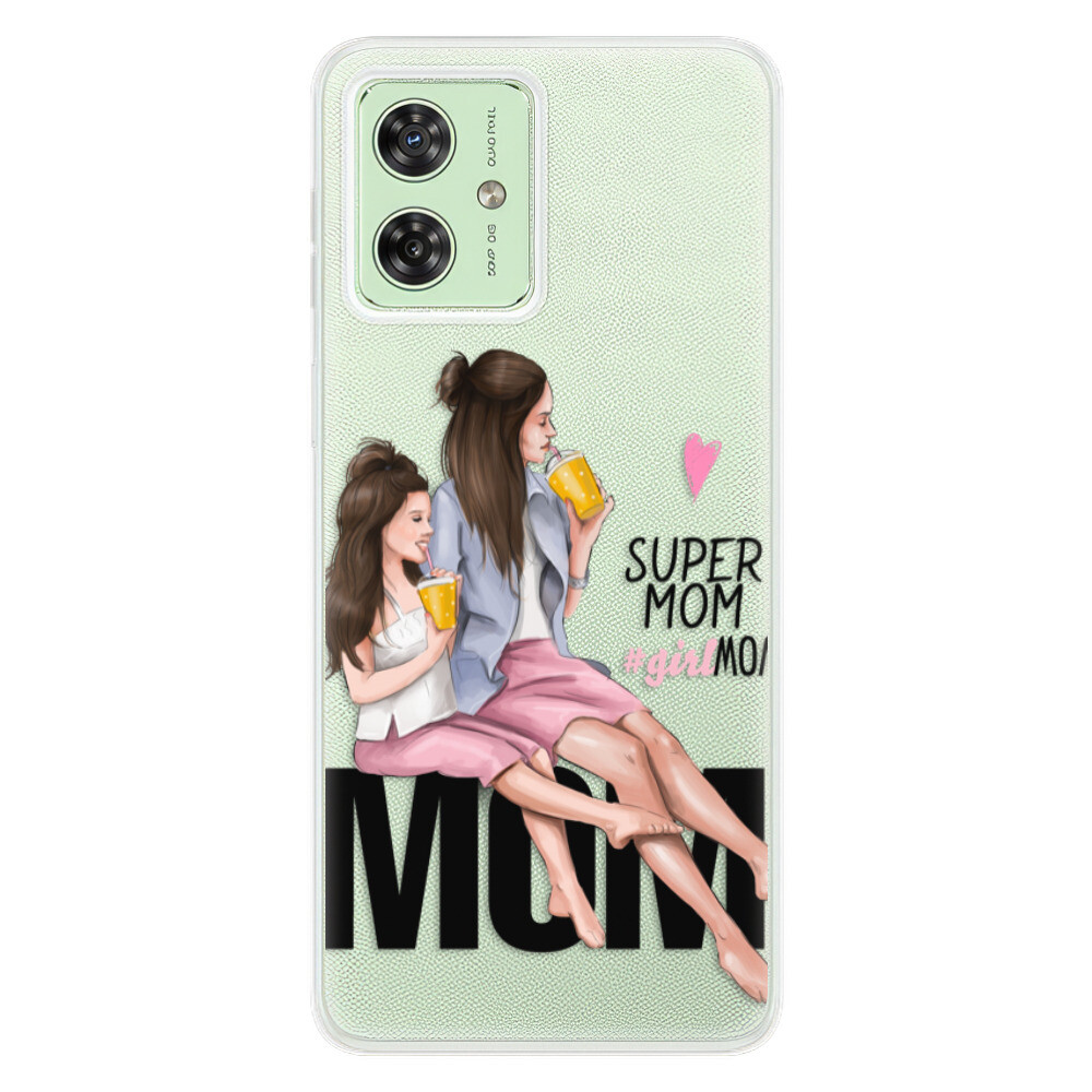 Odolné silikónové puzdro iSaprio - Milk Shake - Brunette - Motorola Moto G54 5G / G54 5G Power Edition