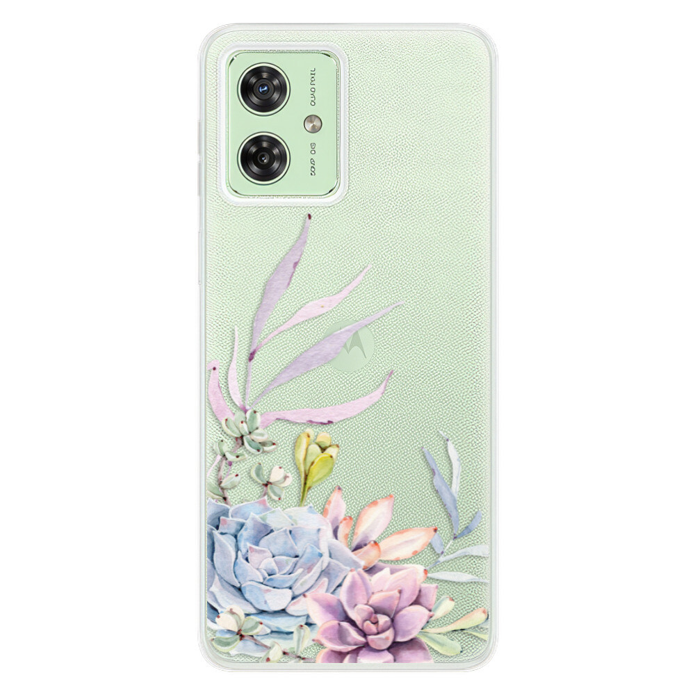 Odolné silikónové puzdro iSaprio - Succulent 01 - Motorola Moto G54 5G / G54 5G Power Edition