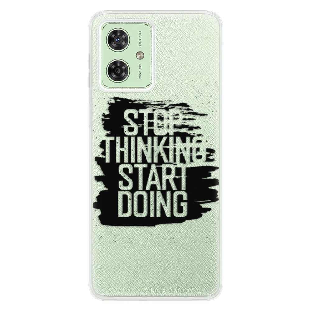 Odolné silikónové puzdro iSaprio - Start Doing - black - Motorola Moto G54 5G / G54 5G Power Edition