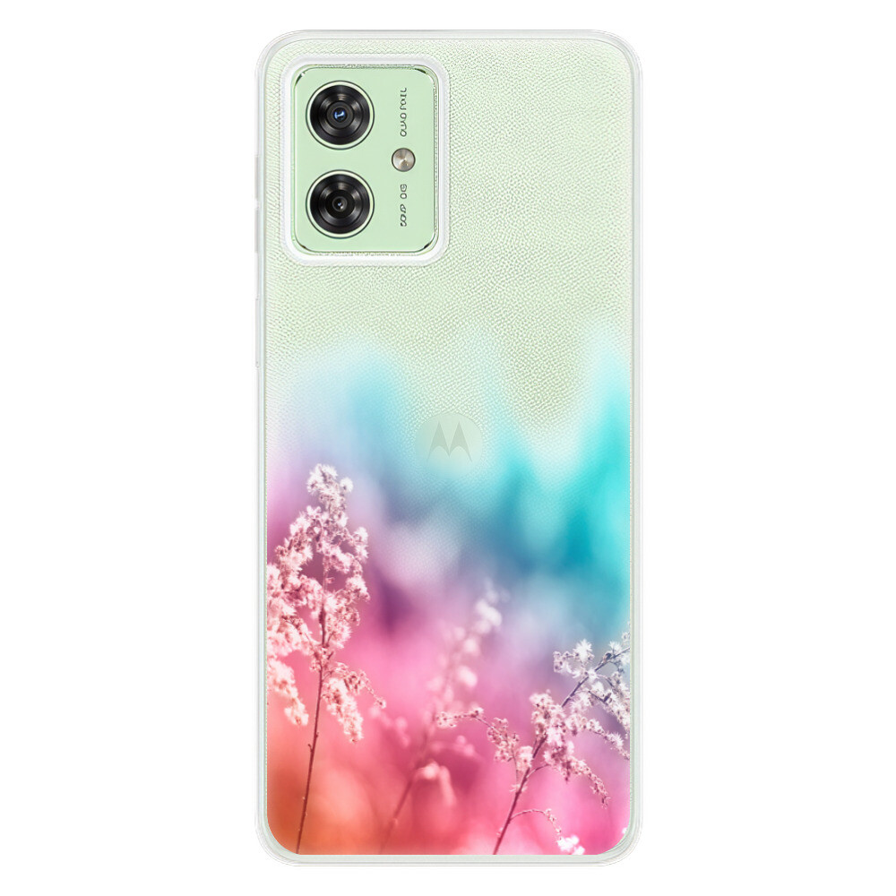 Odolné silikónové puzdro iSaprio - Rainbow Grass - Motorola Moto G54 5G / G54 5G Power Edition