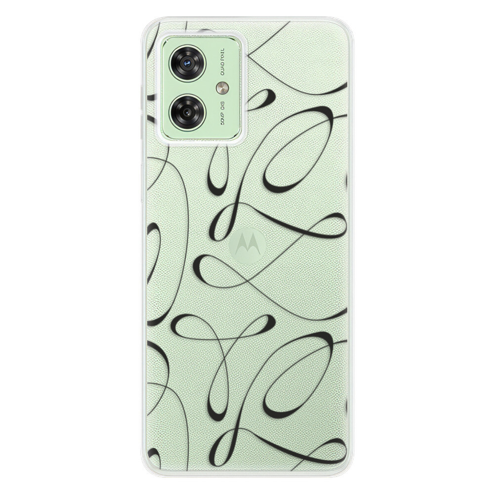 Odolné silikónové puzdro iSaprio - Fancy - black - Motorola Moto G54 5G / G54 5G Power Edition