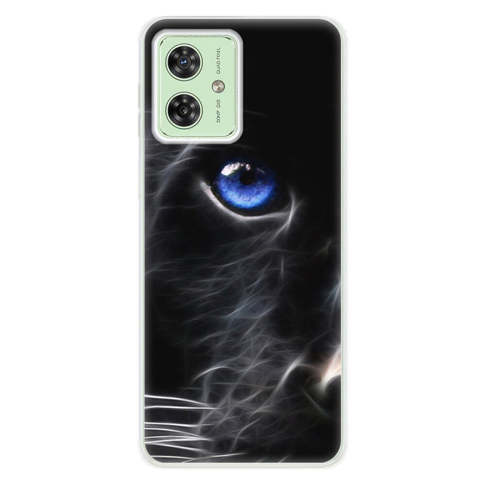 Odolné silikónové puzdro iSaprio - Black Puma - Motorola Moto G54 5G / G54 5G Power Edition