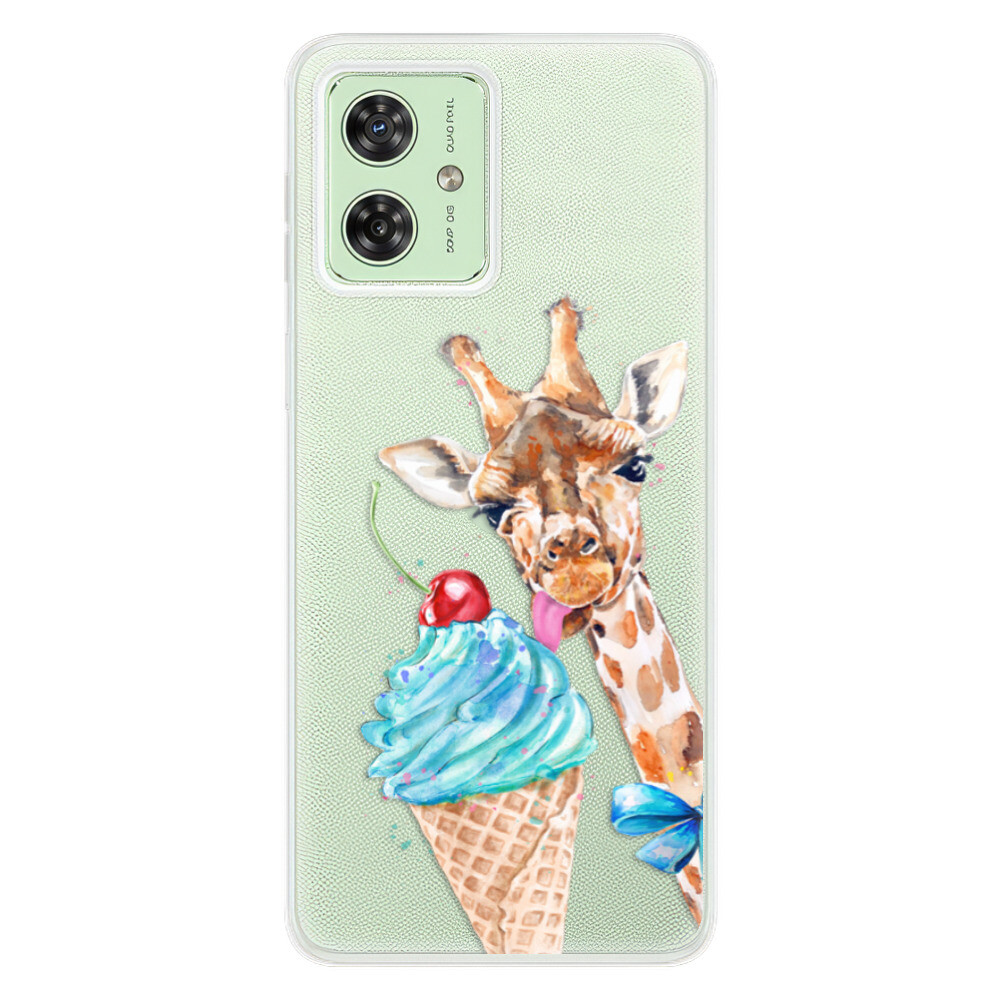 Odolné silikónové puzdro iSaprio - Love Ice-Cream - Motorola Moto G54 5G / G54 5G Power Edition