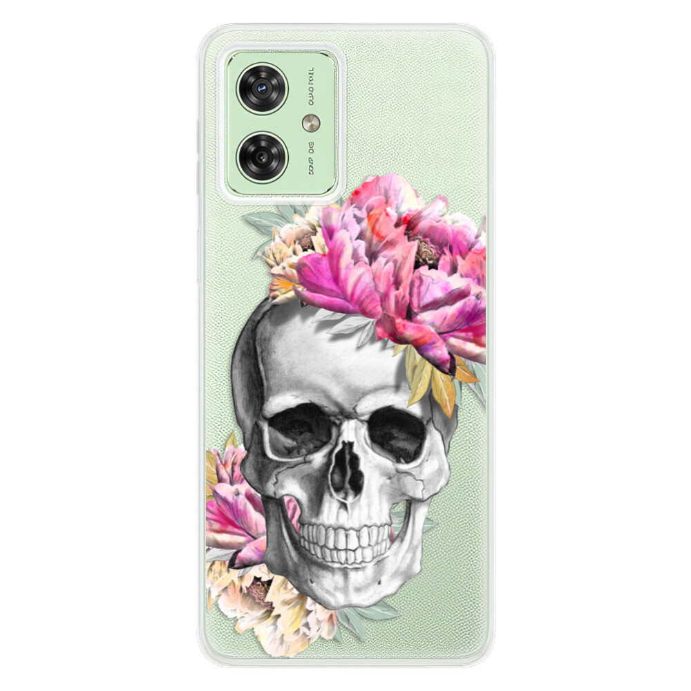 Odolné silikónové puzdro iSaprio - Pretty Skull - Motorola Moto G54 5G / G54 5G Power Edition