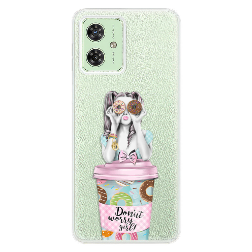 Odolné silikónové puzdro iSaprio - Donut Worry - Motorola Moto G54 5G / G54 5G Power Edition