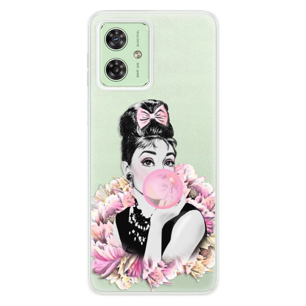 Odolné silikónové puzdro iSaprio - Pink Bubble - Motorola Moto G54 5G / G54 5G Power Edition