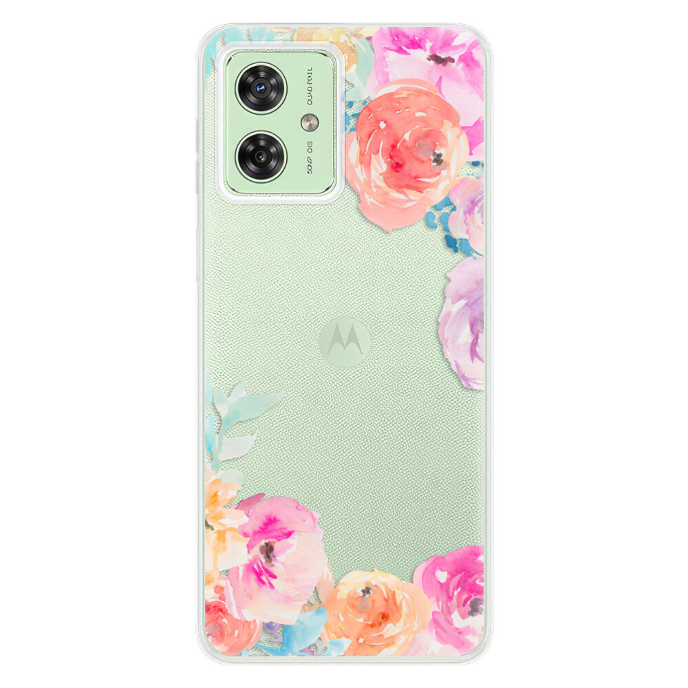 Odolné silikónové puzdro iSaprio - Flower Brush - Motorola Moto G54 5G / G54 5G Power Edition