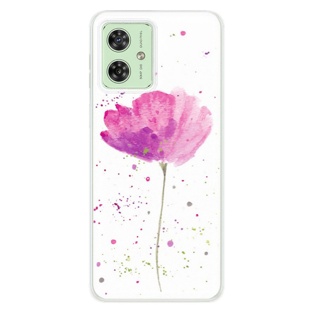 Odolné silikónové puzdro iSaprio - Poppies - Motorola Moto G54 5G / G54 5G Power Edition