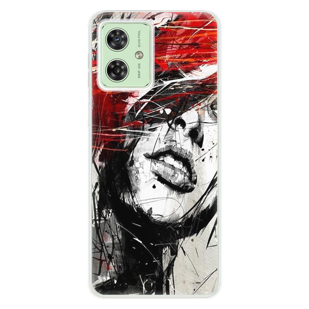 Odolné silikónové puzdro iSaprio - Sketch Face - Motorola Moto G54 5G / G54 5G Power Edition