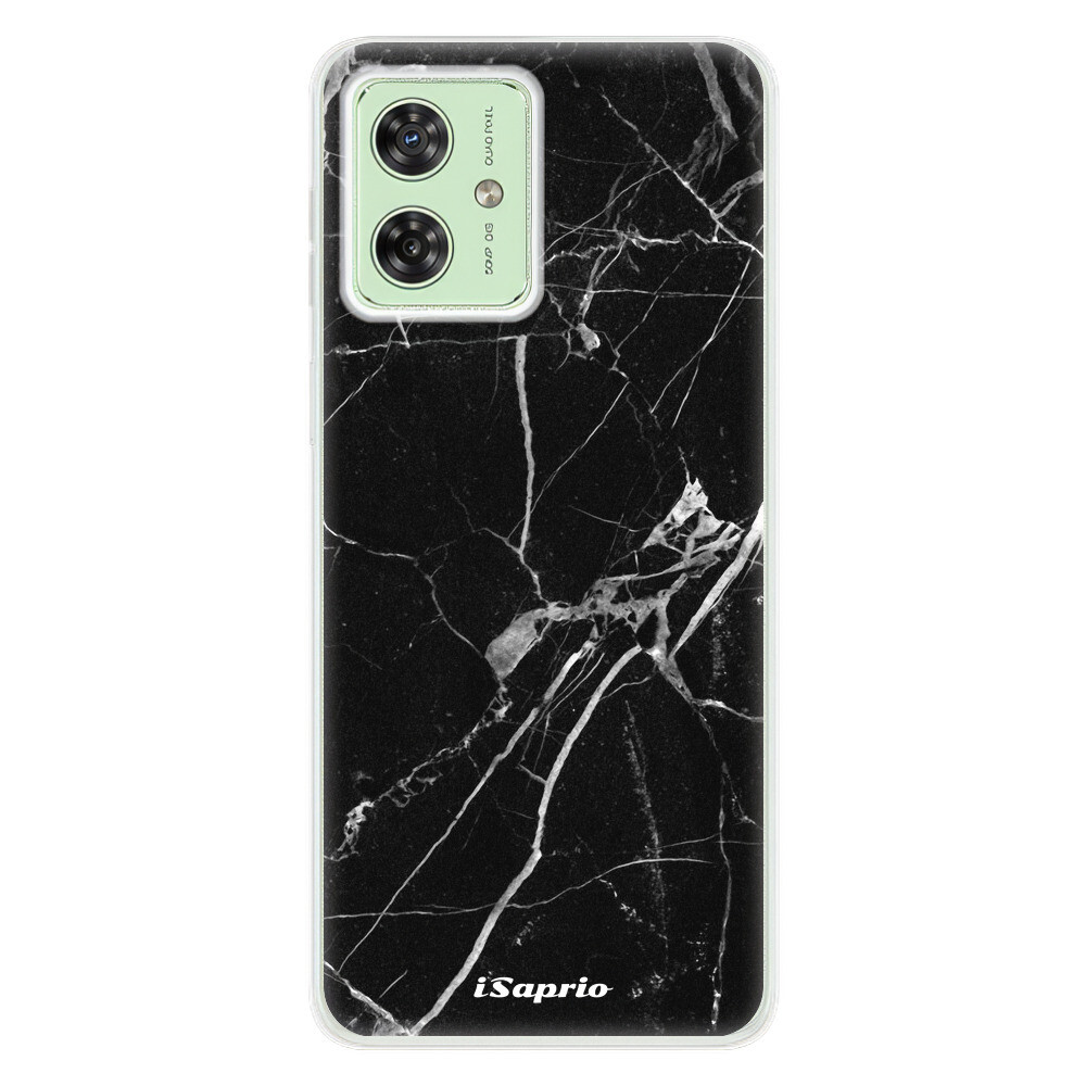 Odolné silikónové puzdro iSaprio - Black Marble 18 - Motorola Moto G54 5G / G54 5G Power Edition