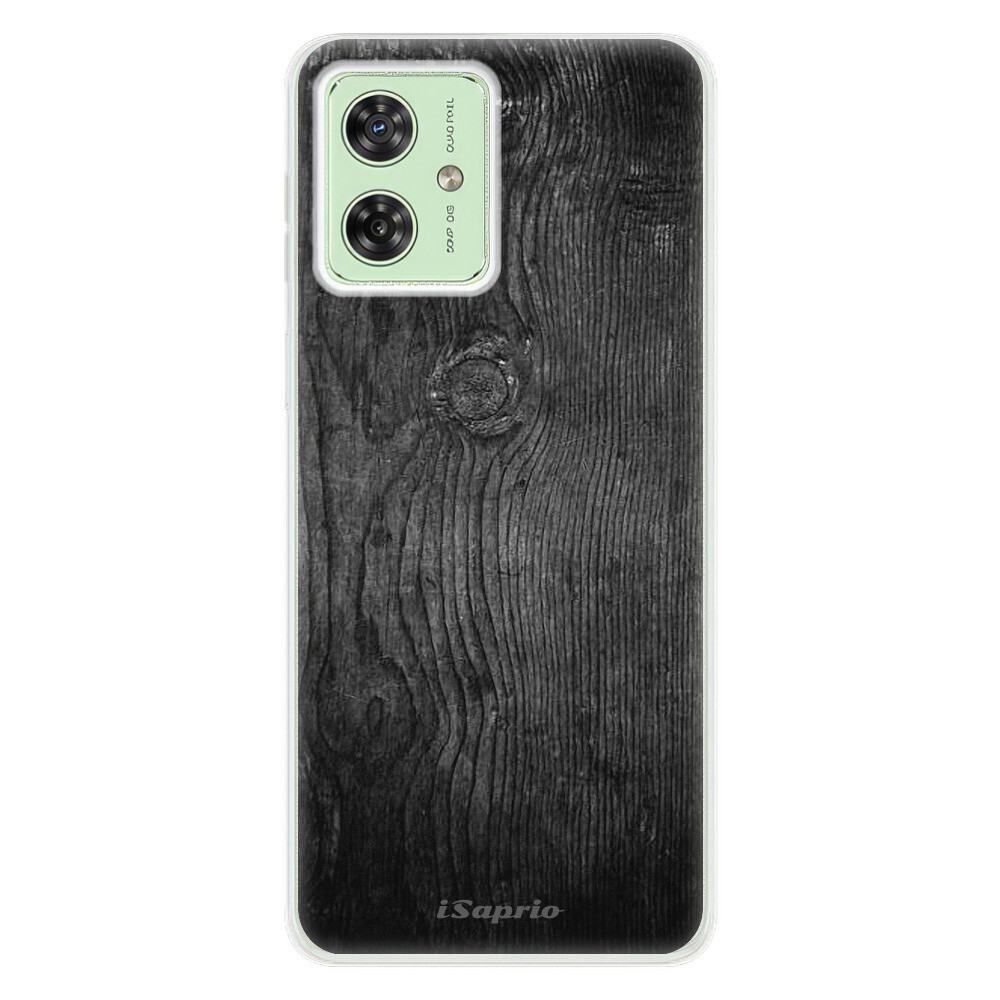 Odolné silikónové puzdro iSaprio - Black Wood 13 - Motorola Moto G54 5G / G54 5G Power Edition