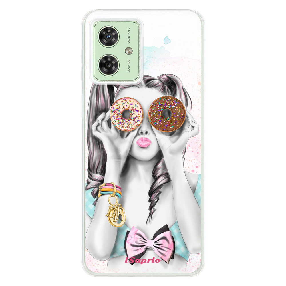 Odolné silikónové puzdro iSaprio - Donuts 10 - Motorola Moto G54 5G / G54 5G Power Edition