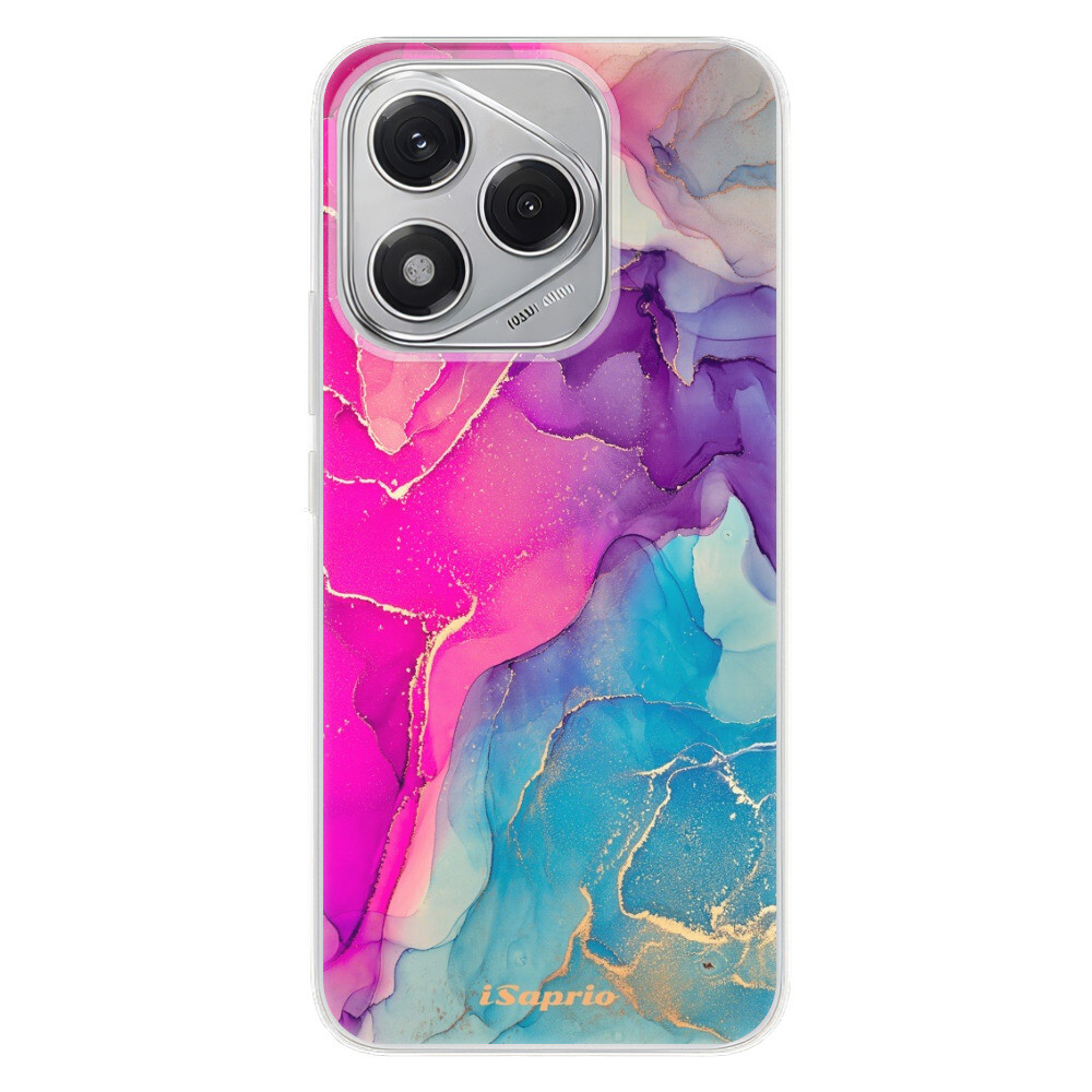 Odolné silikónové puzdro iSaprio - Purple Ink - Honor 400 Lite