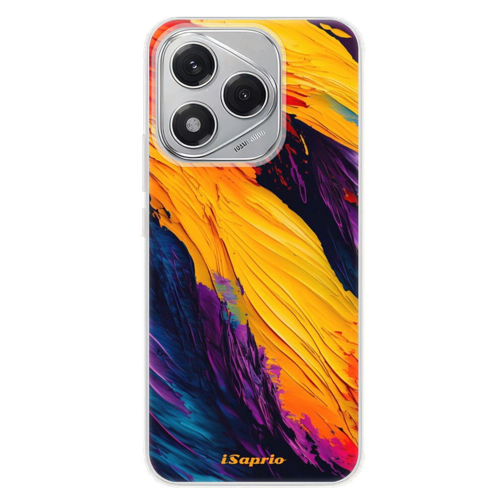 Odolné silikónové puzdro iSaprio - Orange Paint - Honor 400 Lite