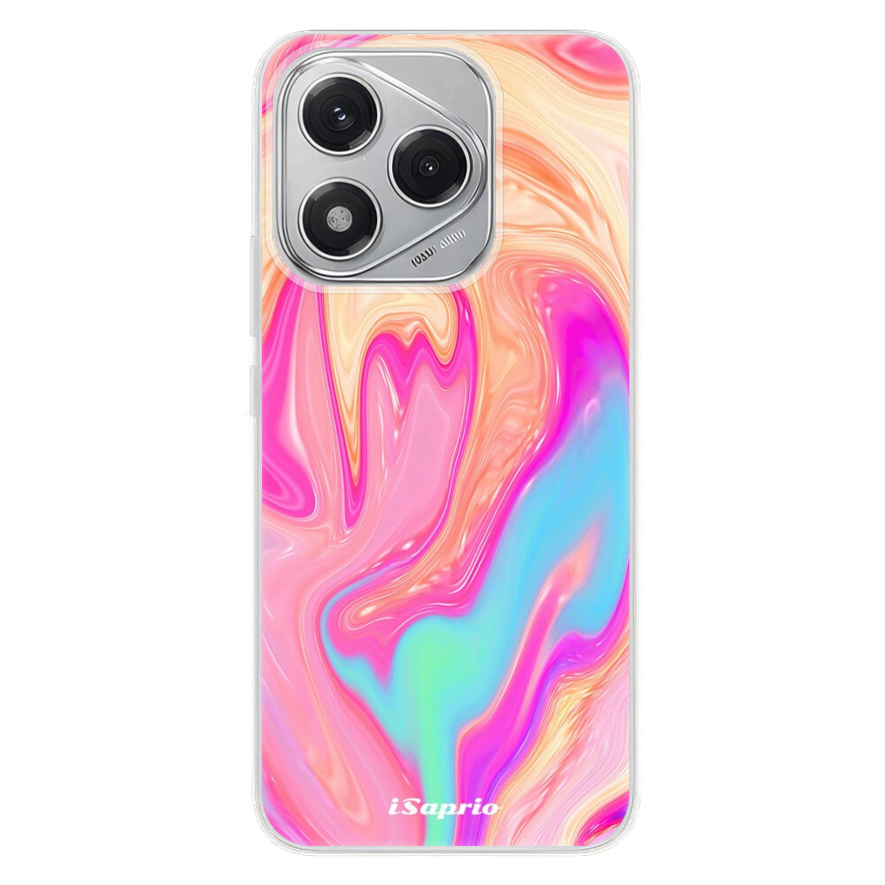 Odolné silikónové puzdro iSaprio - Orange Liquid - Honor 400 Lite
