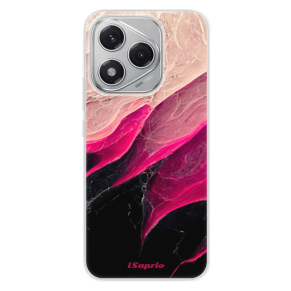 Odolné silikónové puzdro iSaprio - Black and Pink - Honor 400 Lite