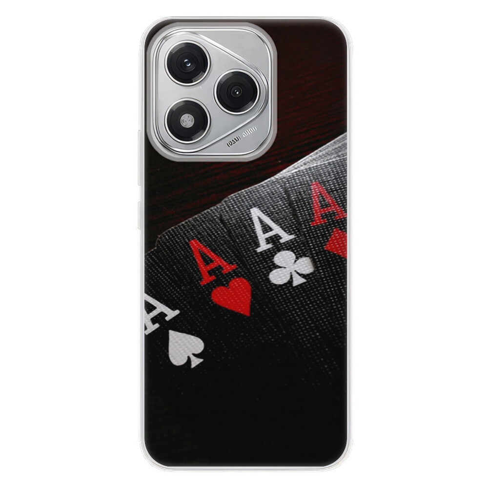 Odolné silikónové puzdro iSaprio - Poker - Honor 400 Lite