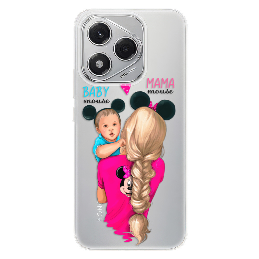 Odolné silikónové puzdro iSaprio - Mama Mouse Blonde and Boy - Honor 400 Lite