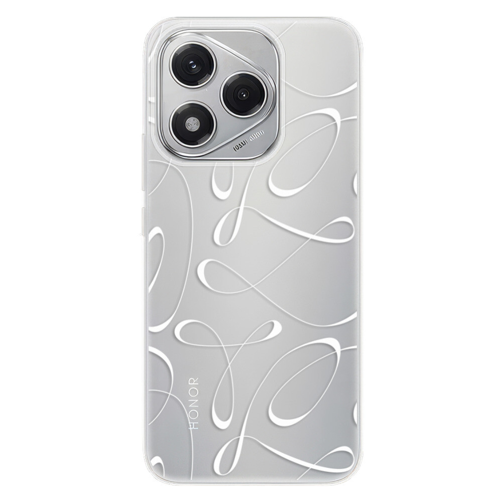 Odolné silikónové puzdro iSaprio - Fancy - white - Honor 400 Lite