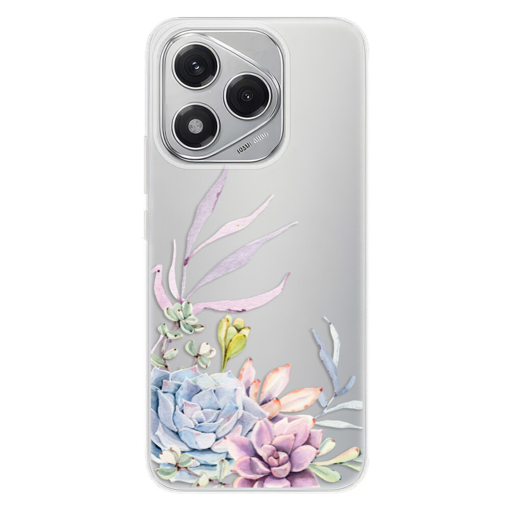 Odolné silikónové puzdro iSaprio - Succulent 01 - Honor 400 Lite
