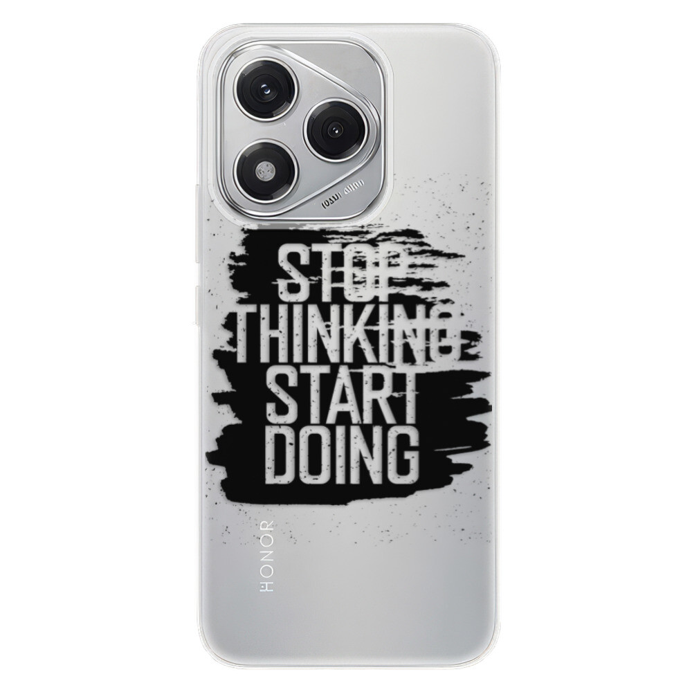 Odolné silikónové puzdro iSaprio - Start Doing - black - Honor 400 Lite