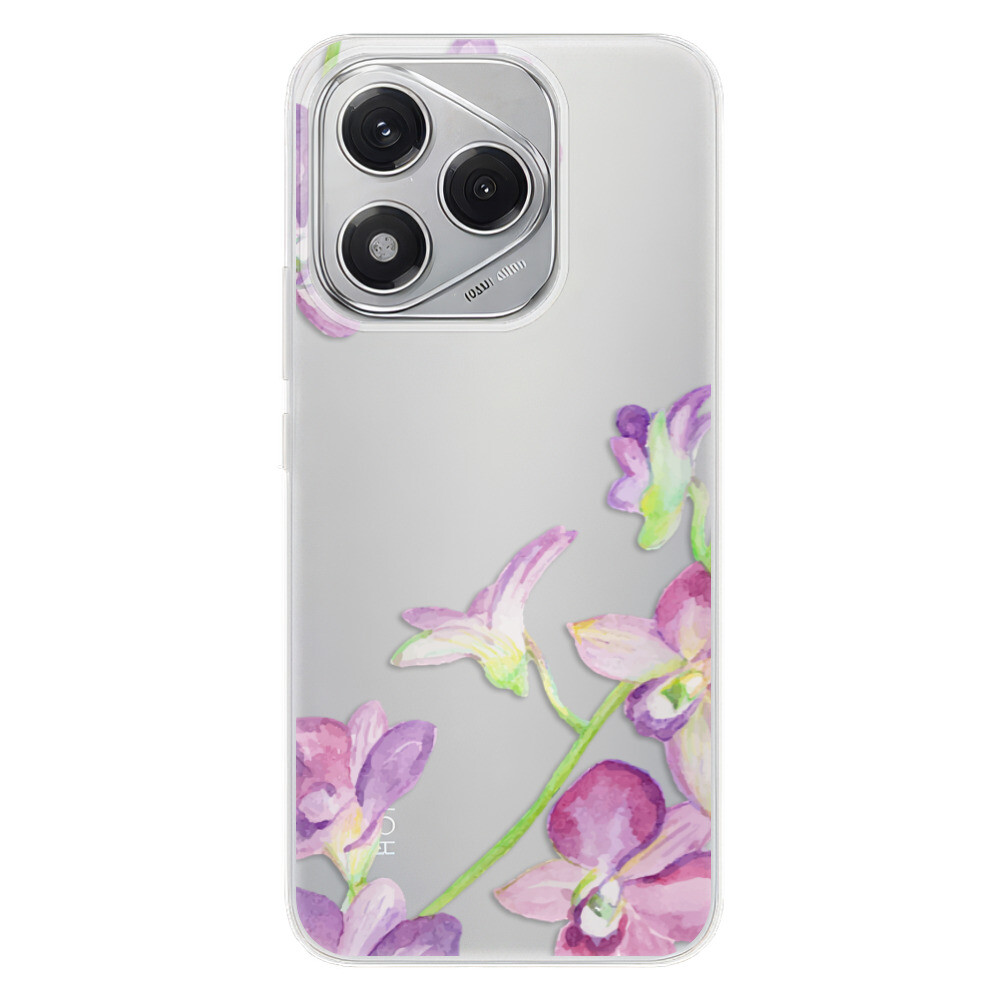 Odolné silikónové puzdro iSaprio - Purple Orchid - Honor 400 Lite