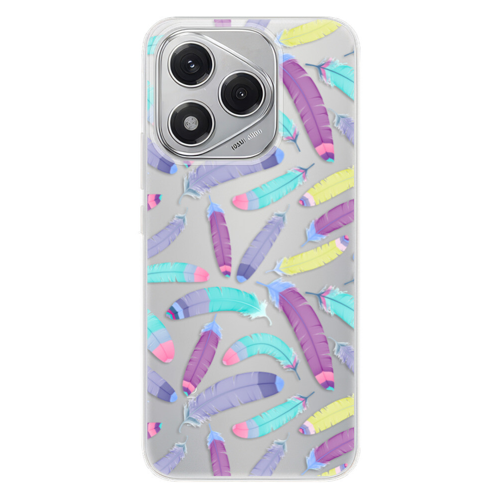 Odolné silikónové puzdro iSaprio - Feather Pattern 01 - Honor 400 Lite