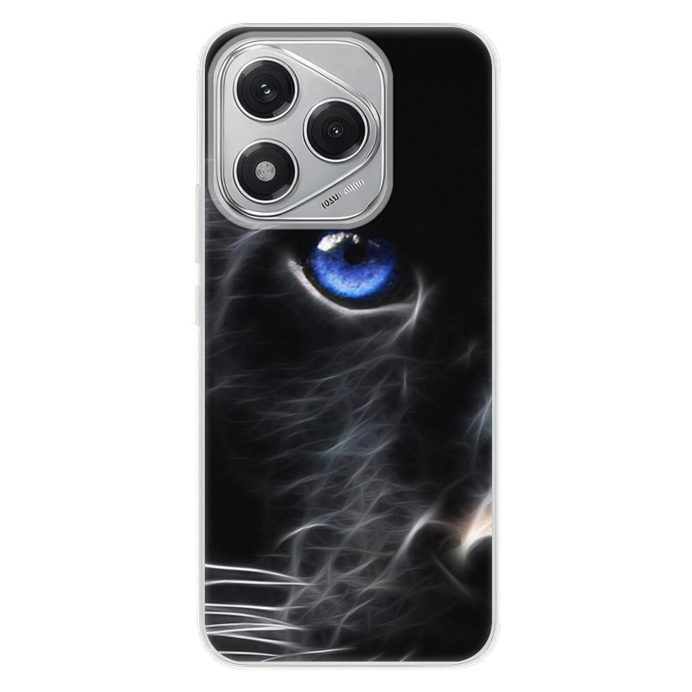 Odolné silikónové puzdro iSaprio - Black Puma - Honor 400 Lite