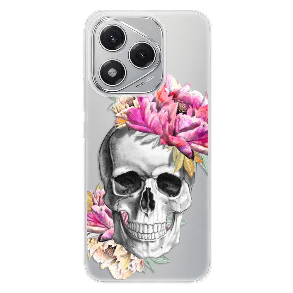 Odolné silikónové puzdro iSaprio - Pretty Skull - Honor 400 Lite