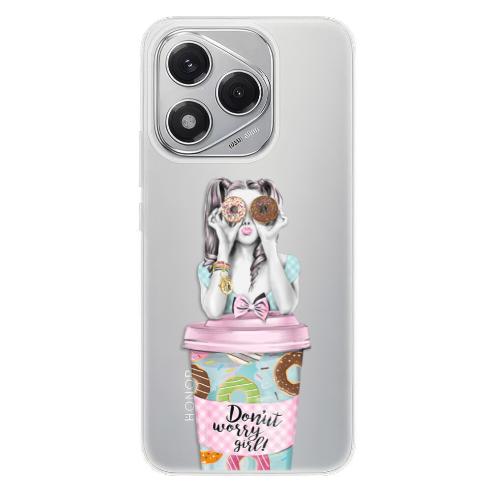 Odolné silikónové puzdro iSaprio - Donut Worry - Honor 400 Lite