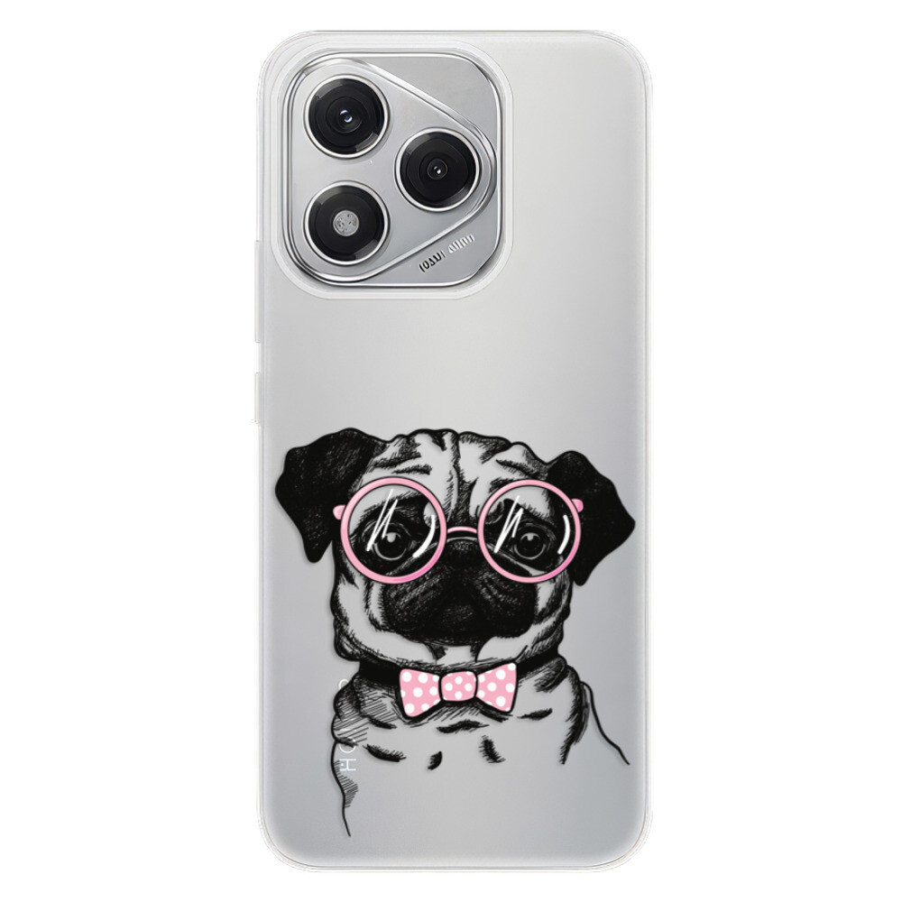 Odolné silikónové puzdro iSaprio - The Pug - Honor 400 Lite