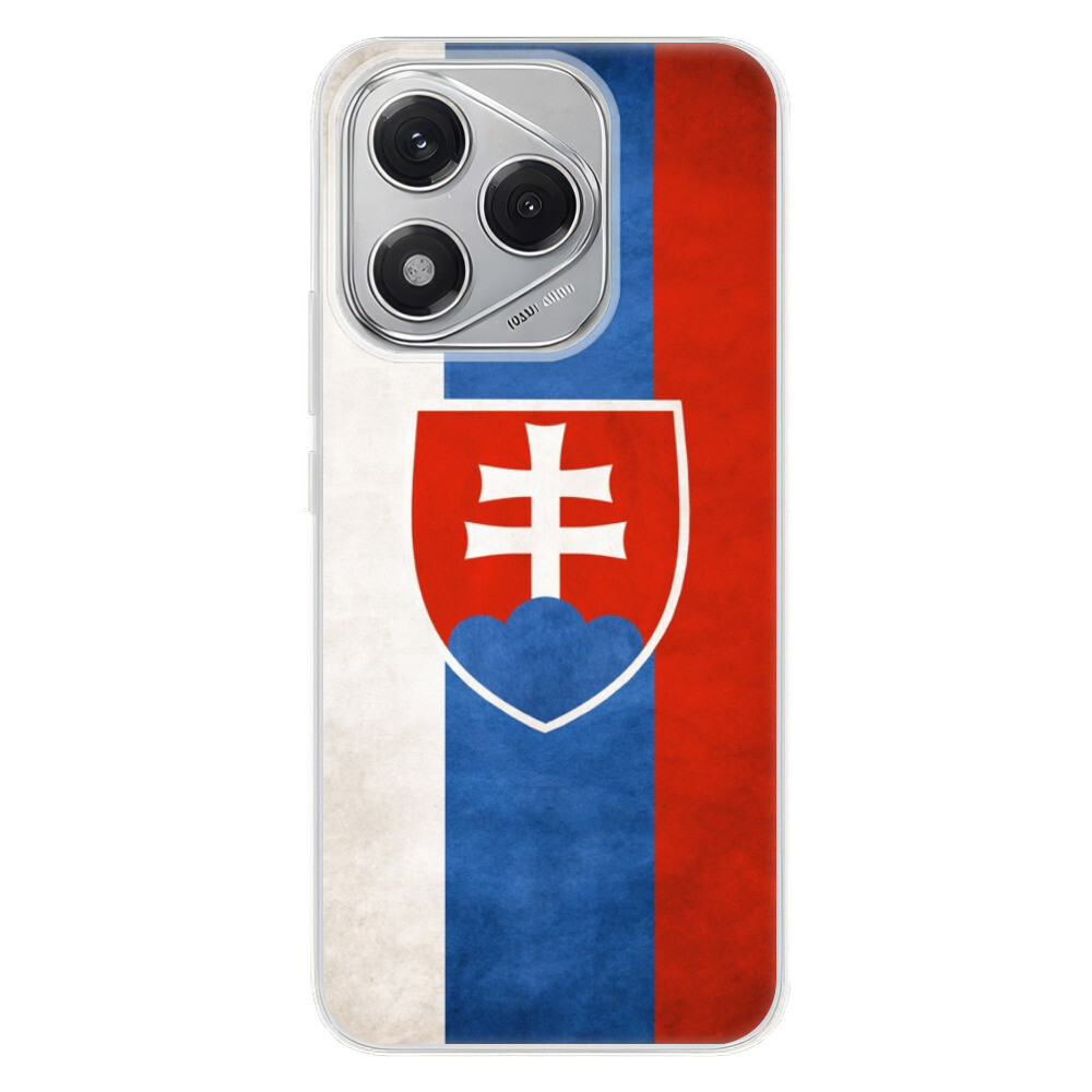 Odolné silikónové puzdro iSaprio - Slovakia Flag - Honor 400 Lite