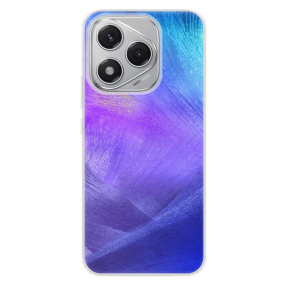 Odolné silikónové puzdro iSaprio - Purple Feathers - Honor 400 Lite