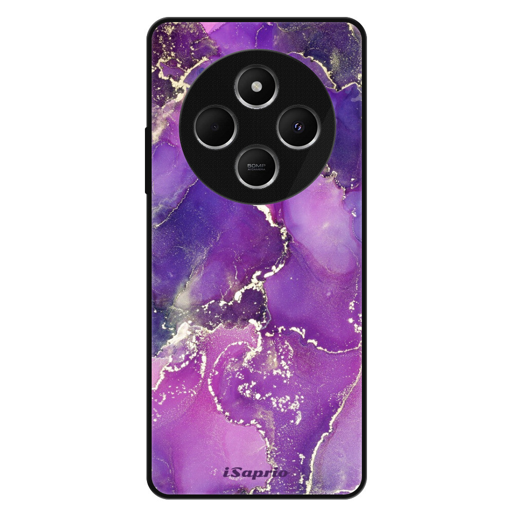 Lesklé puzdro Exclusive iSaprio - Purple Marble 10 - Xiaomi Redmi 14C / Poco C75