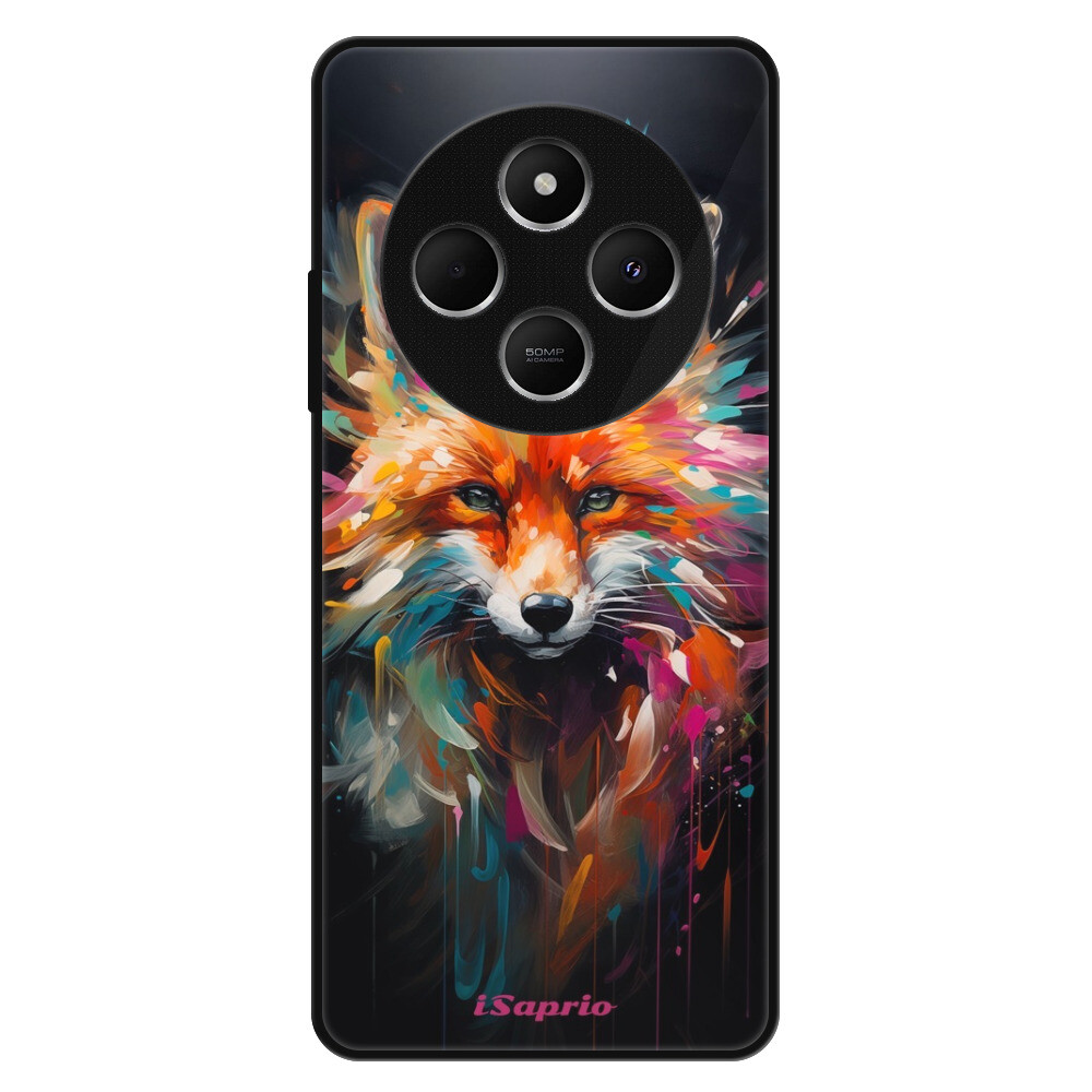 Lesklé puzdro Exclusive iSaprio - Neon Fox - Xiaomi Redmi 14C / Poco C75