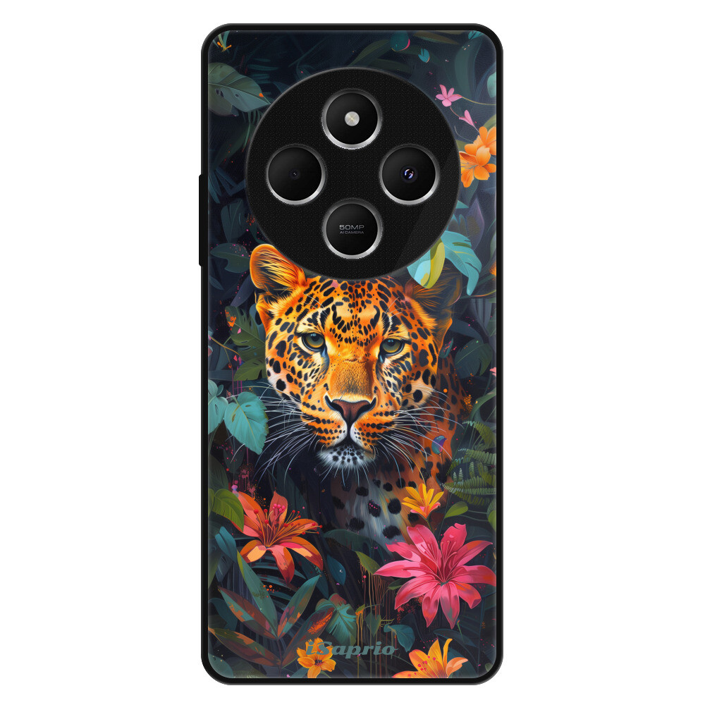 Lesklé puzdro Exclusive iSaprio - Flower Jaguar - Xiaomi Redmi 14C / Poco C75