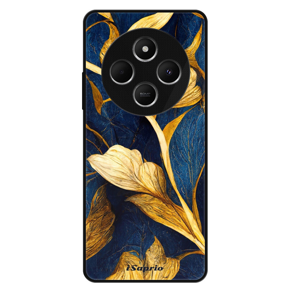 Lesklé puzdro Exclusive iSaprio - Gold Leaves - Xiaomi Redmi 14C / Poco C75