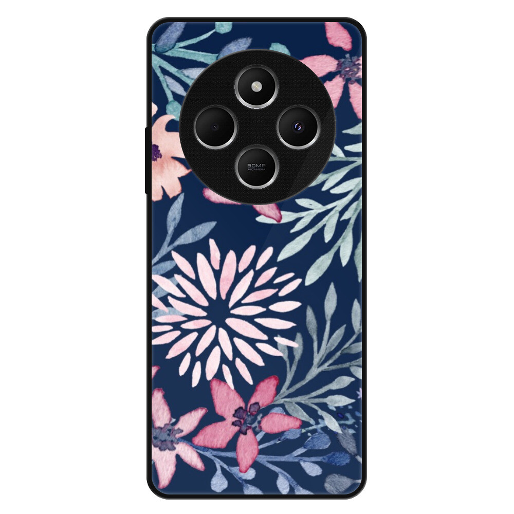 Lesklé puzdro Exclusive iSaprio - Leaves on Blue - Xiaomi Redmi 14C / Poco C75