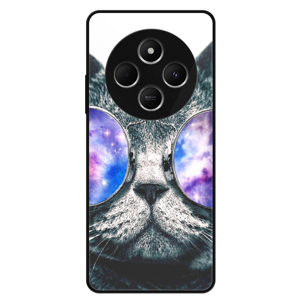 Lesklé puzdro Exclusive iSaprio - Galaxy Cat - Xiaomi Redmi 14C / Poco C75