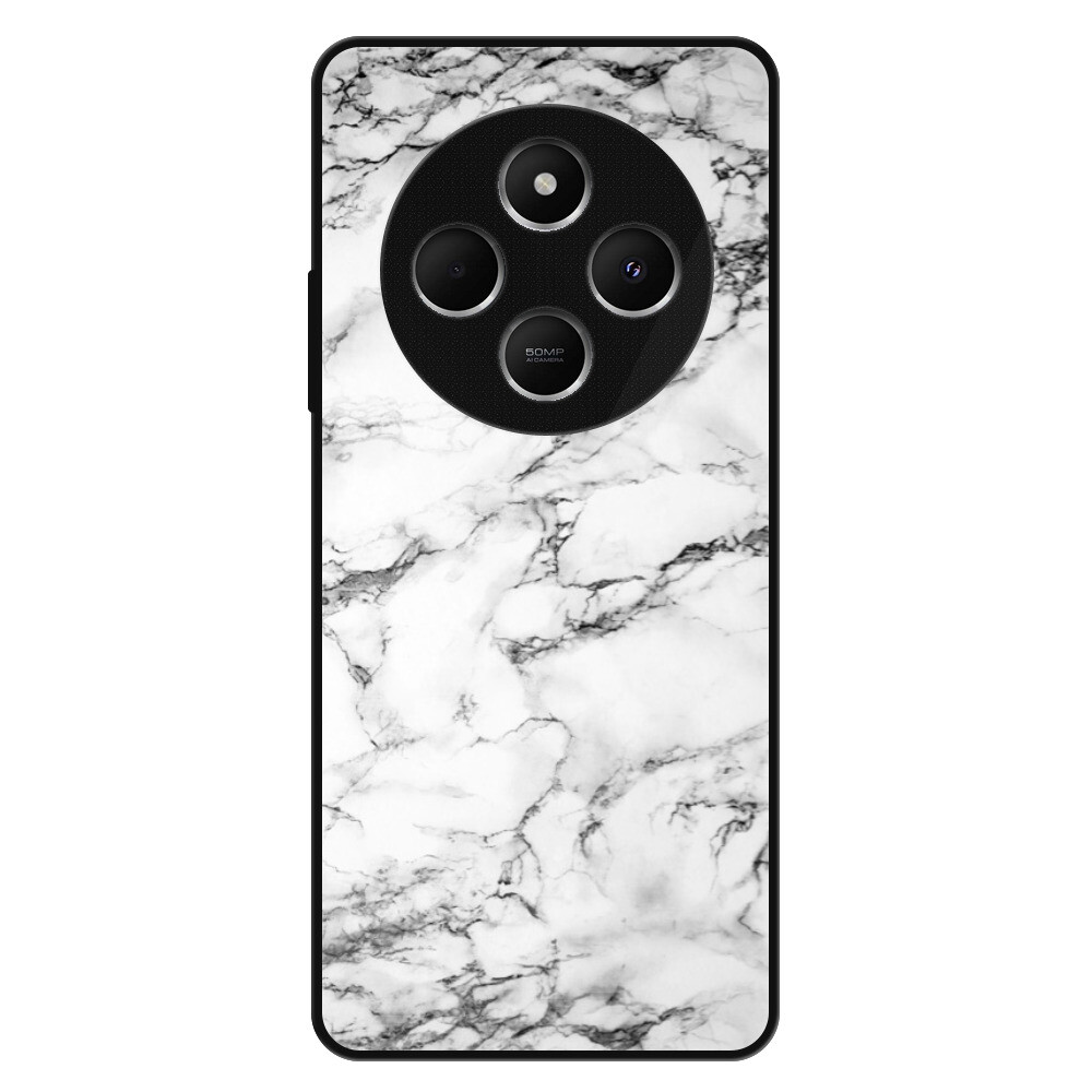 Lesklé puzdro Exclusive iSaprio - White Marble 01 - Xiaomi Redmi 14C / Poco C75