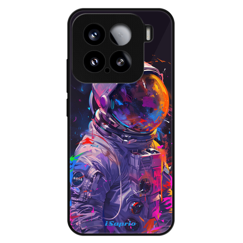 Lesklé puzdro Exclusive iSaprio - Neon Astronaut - Xiaomi 15