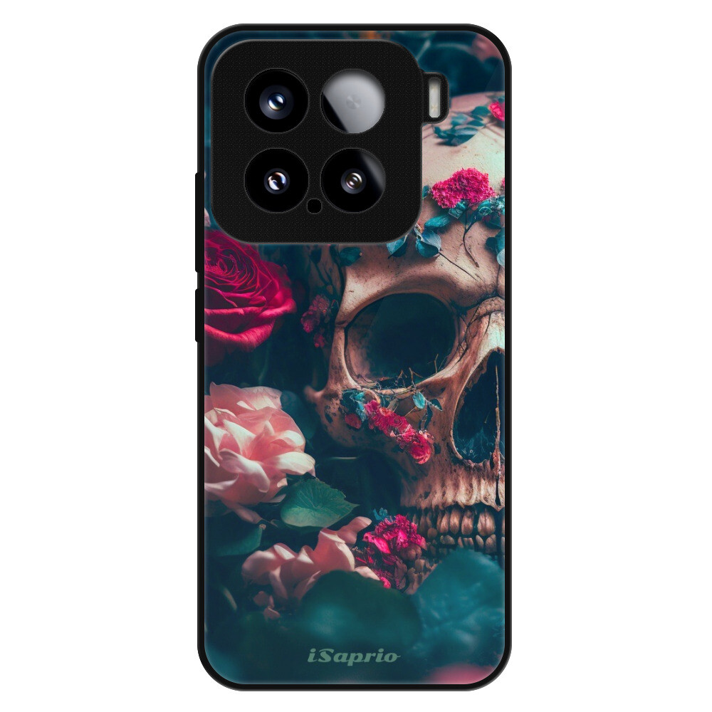 Lesklé puzdro Exclusive iSaprio - Skull in Roses - Xiaomi 15